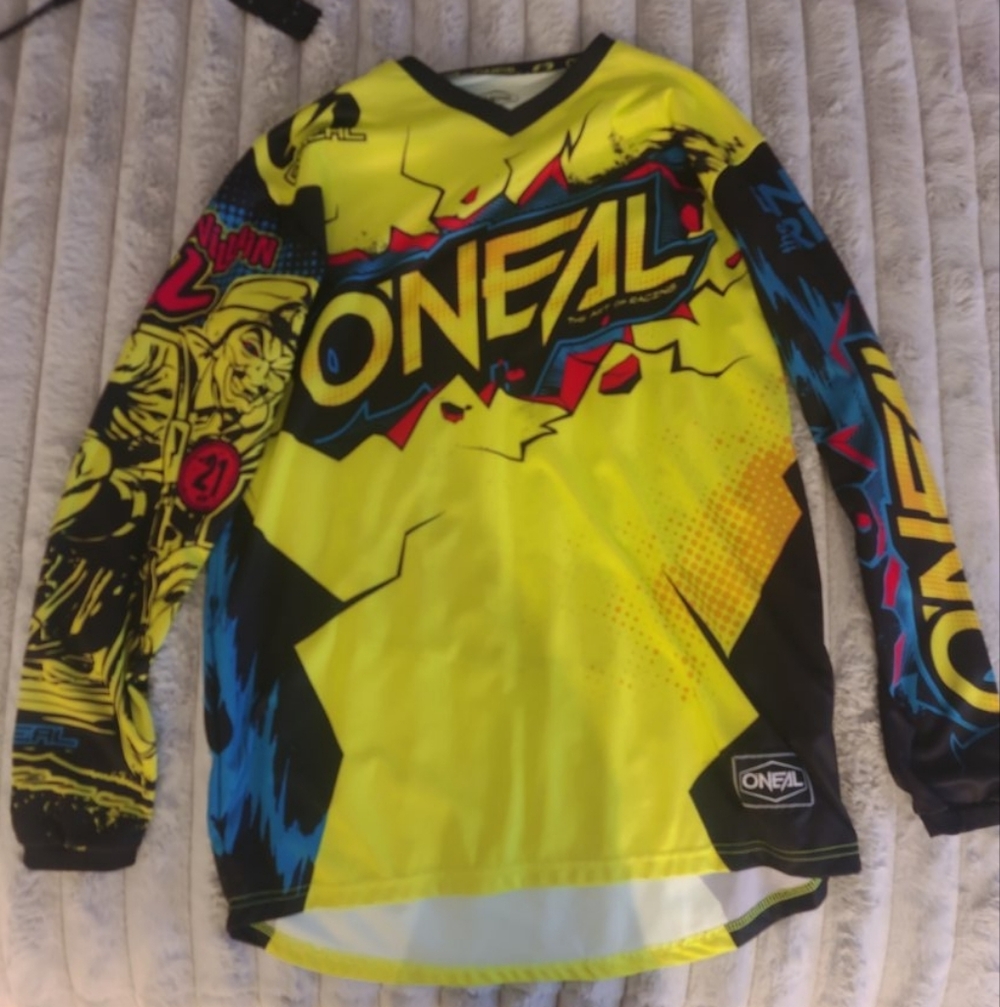O'Neill Yellow and Black Men's Jersey